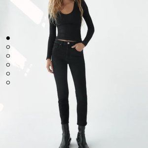 Zara Slim Fit High Waisted Jeans